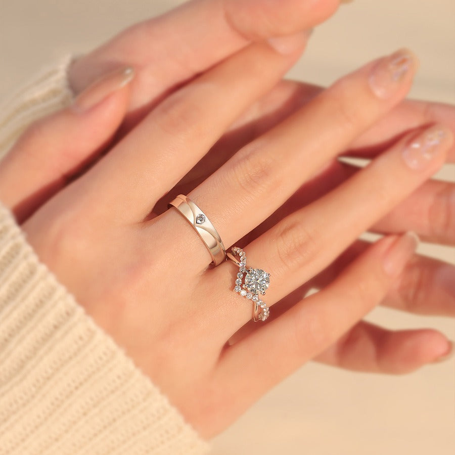 Elric Amora Paar Ringe | Gold