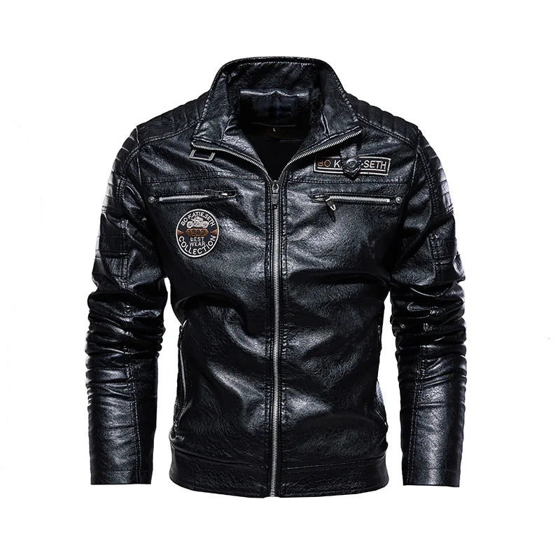 Alexandre - Vintage Brown Biker Jacket