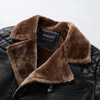 Gabriel - Aviator Jacket with Fur Collar