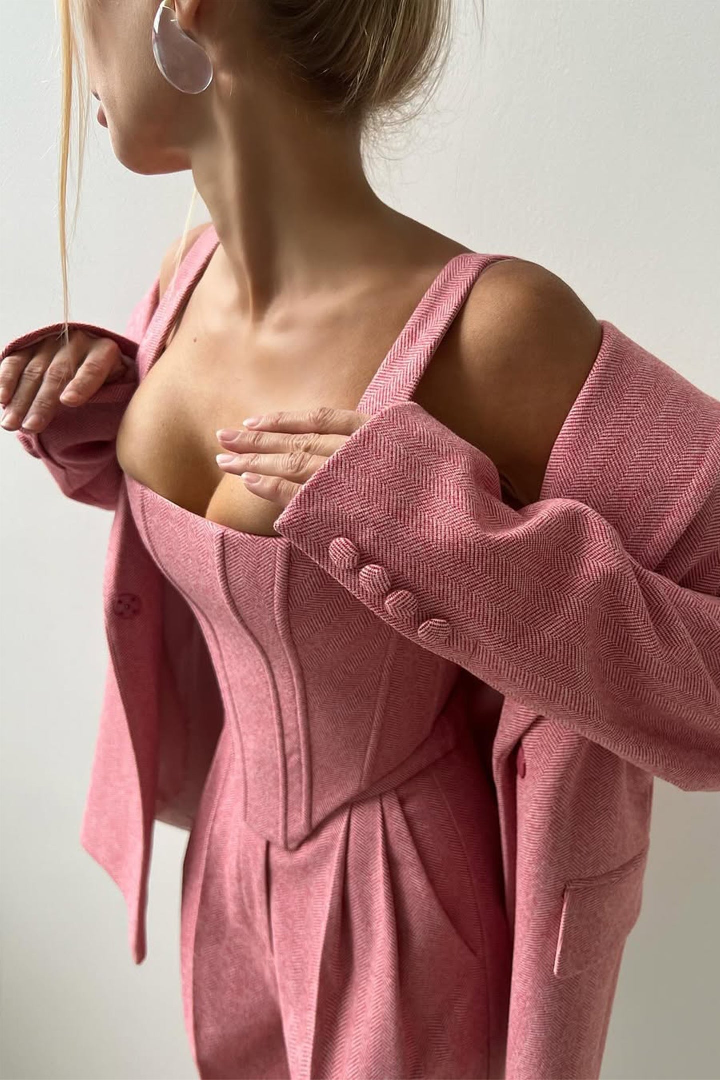 Dolce - Three-piece set with double-breasted blazer