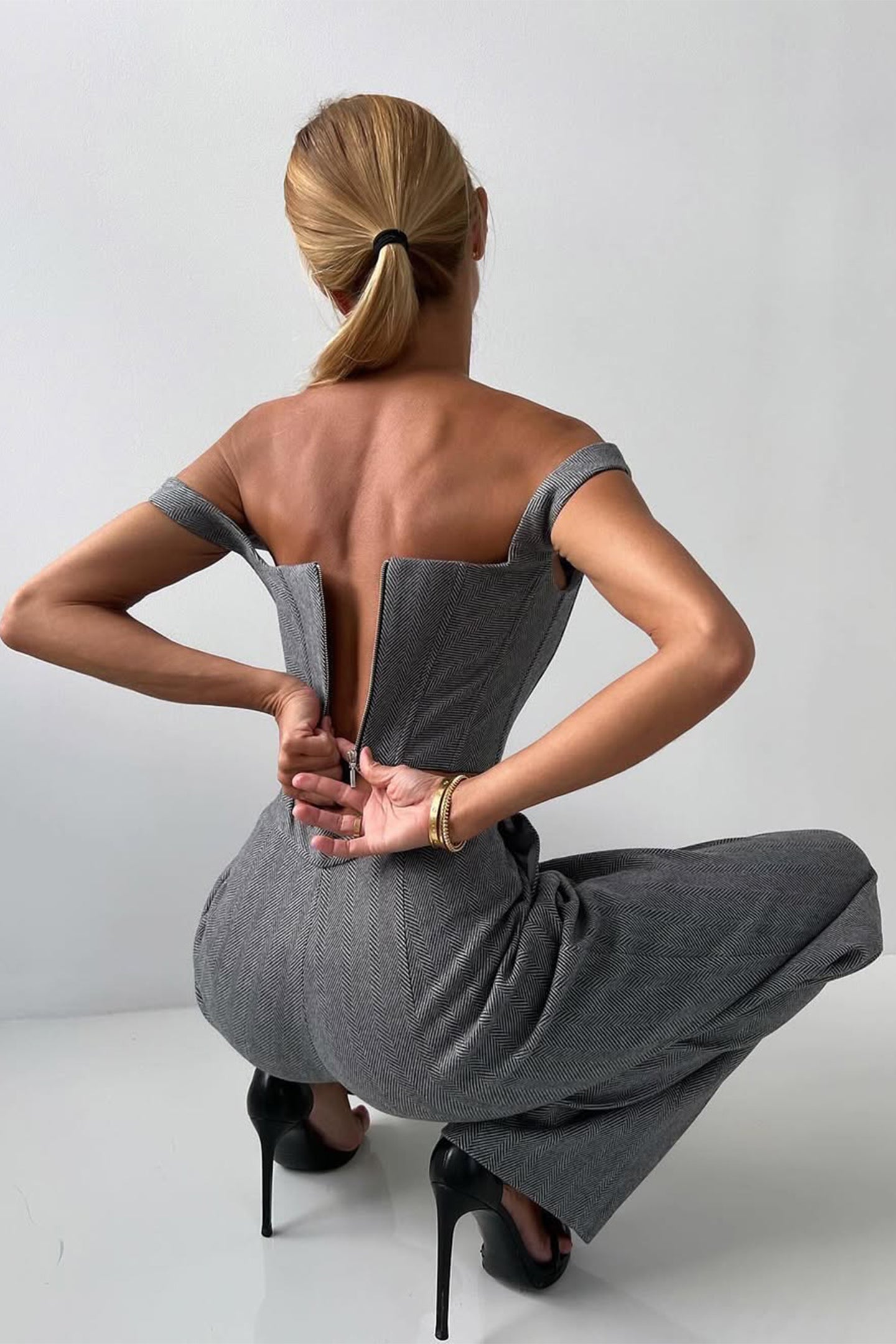 Dolce - Three-piece set with double-breasted blazer