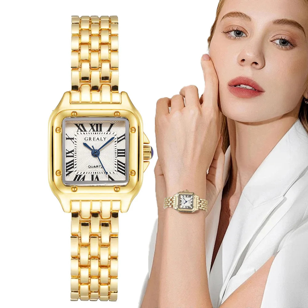 Fienna Watch in Gold