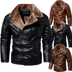 Gabriel - Aviator Jacket with Fur Collar