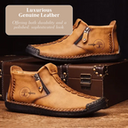 Logan | Classic Men's Leather Ankle Shoes