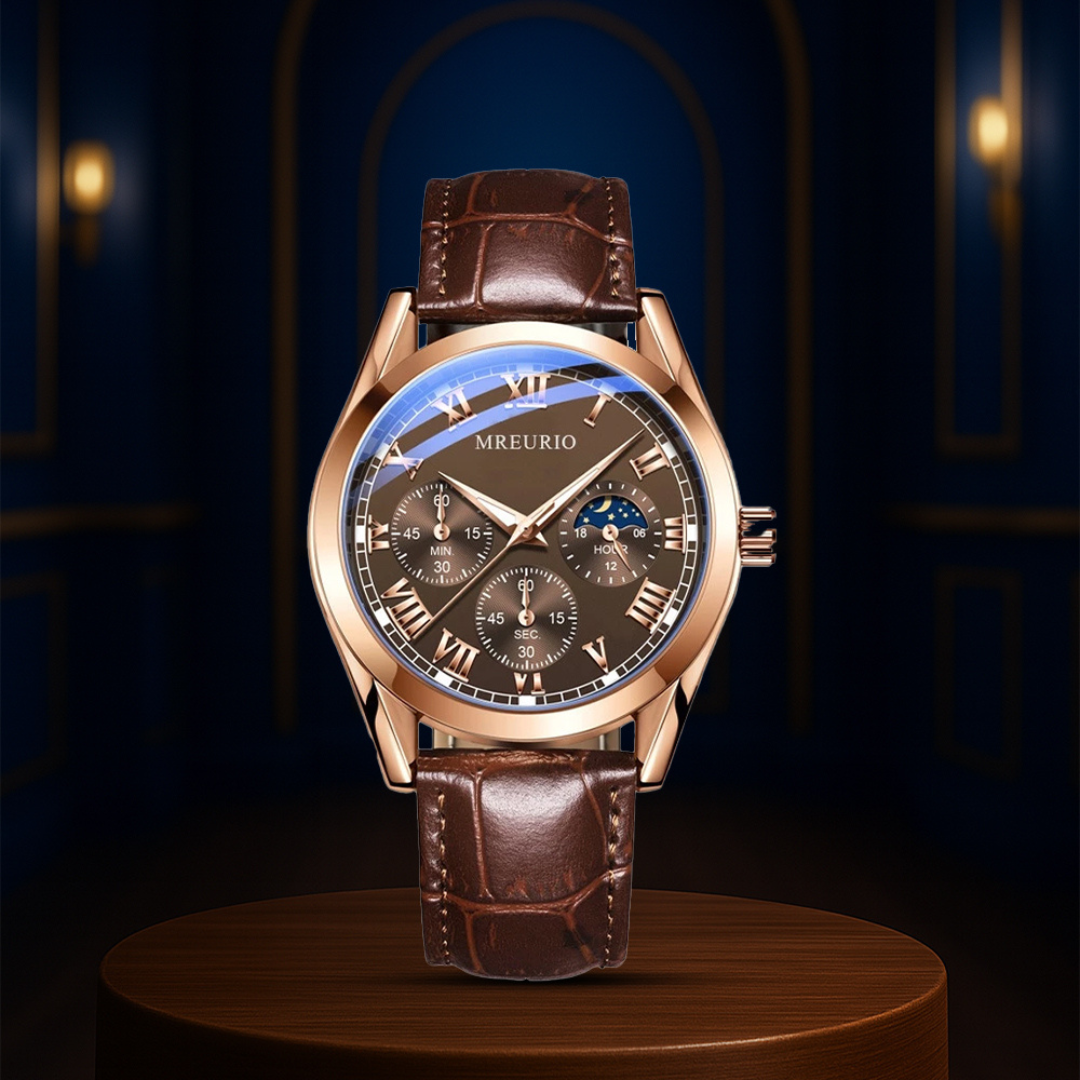 Stephen | Elegant Moon Phase Chronograph | 40mm