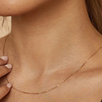 Bodega Box Chain Necklace in Gold
