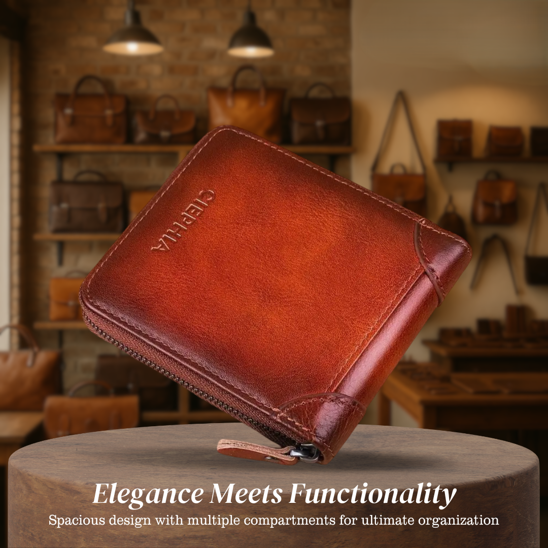 Jefrey | Vintage Bifold RFID Leather Wallet