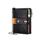 Roque | Leather Chain Strap with Multiple Compartments | Wallet