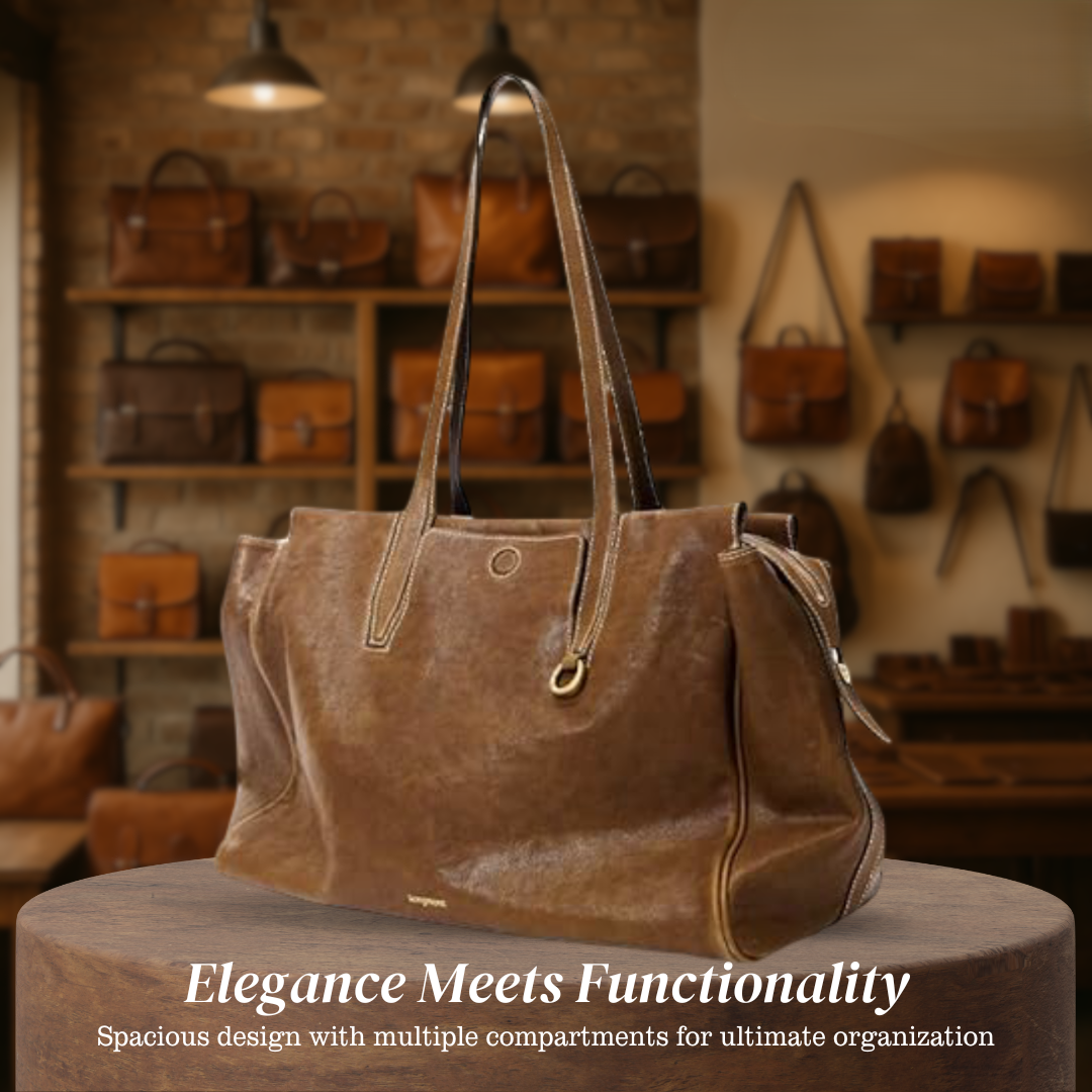 Donald | Elegant Functional Leather | Tote Bag