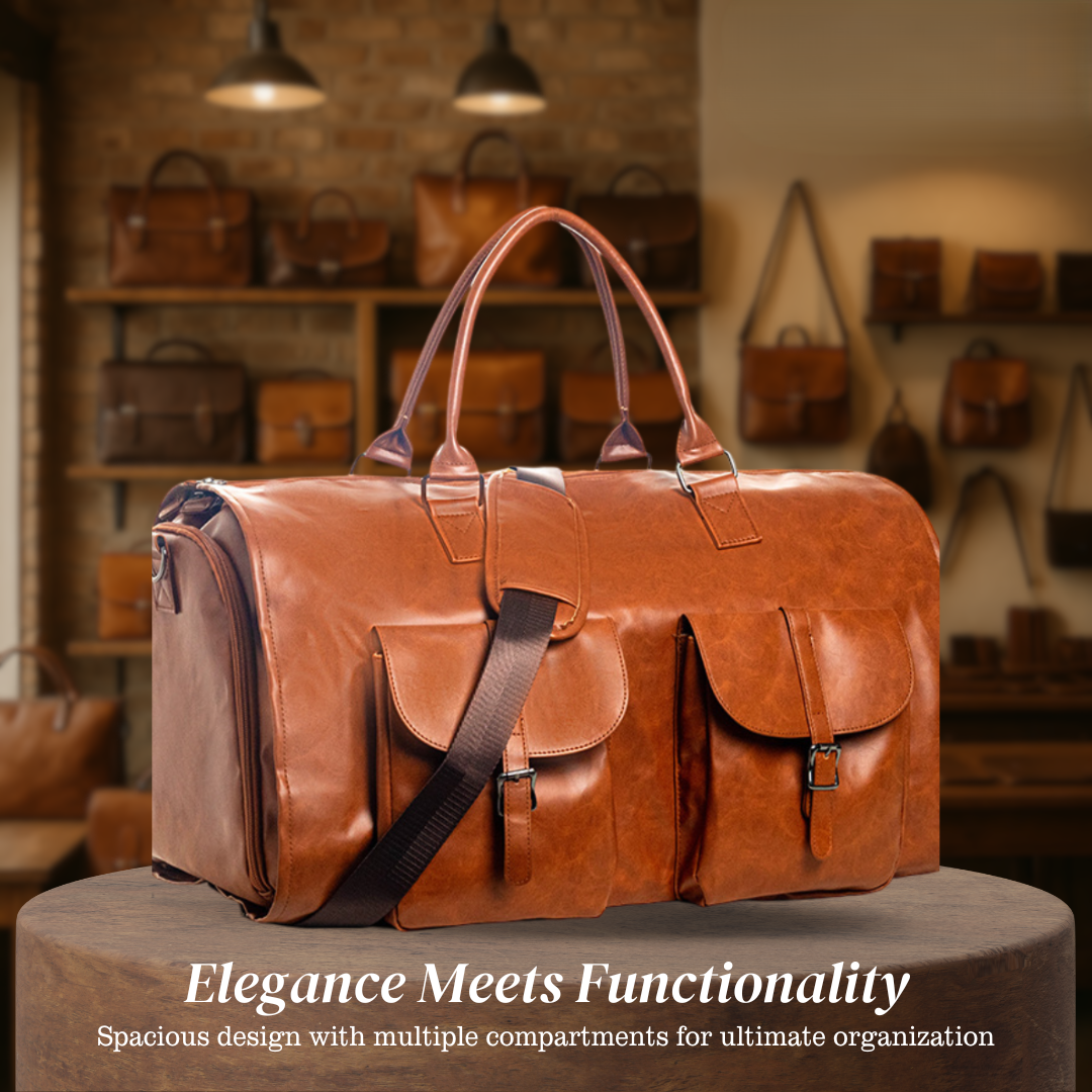 Hawthorne | Oversized Leather Luggage Duffel Bag