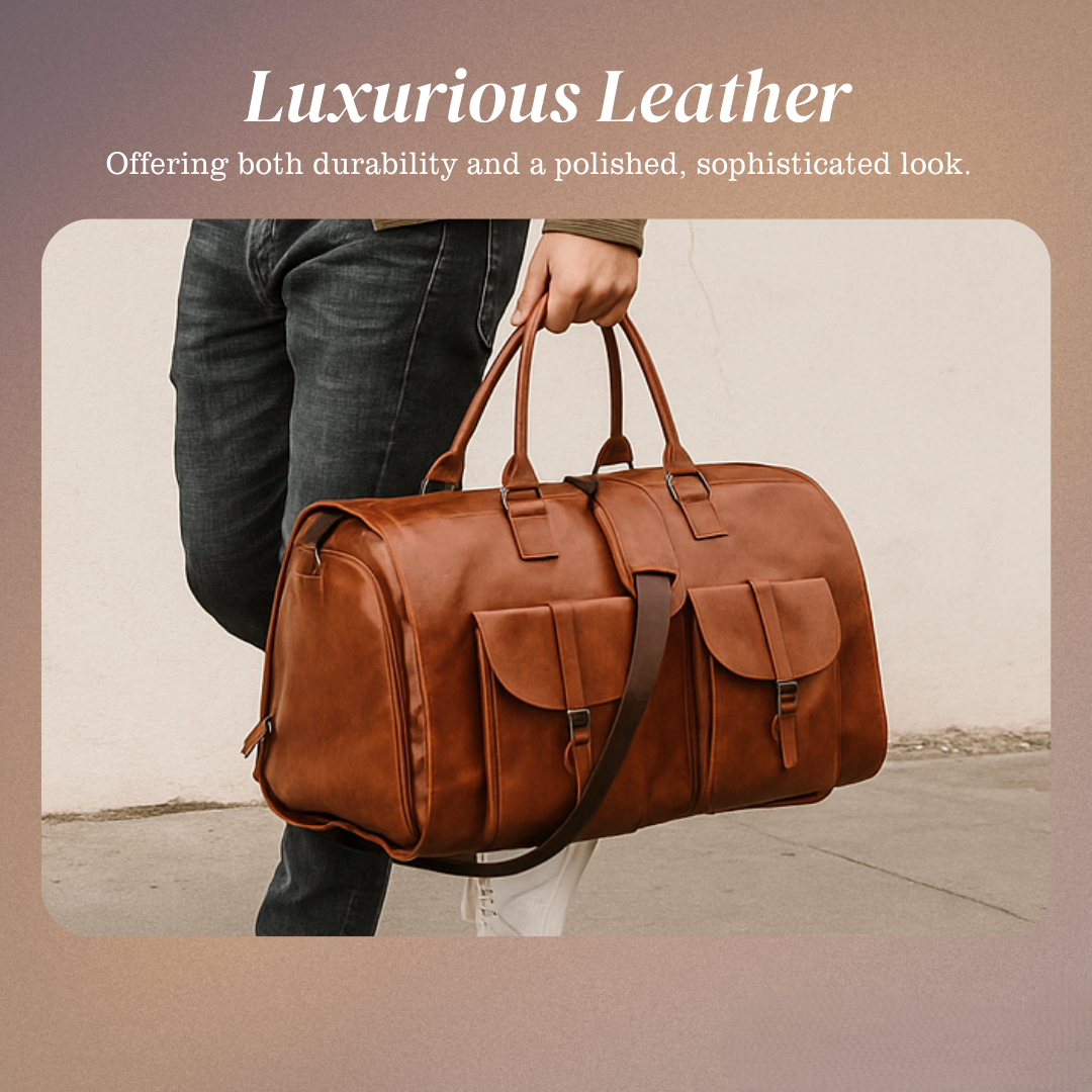 Hawthorne | Oversized Leather Luggage Duffel Bag