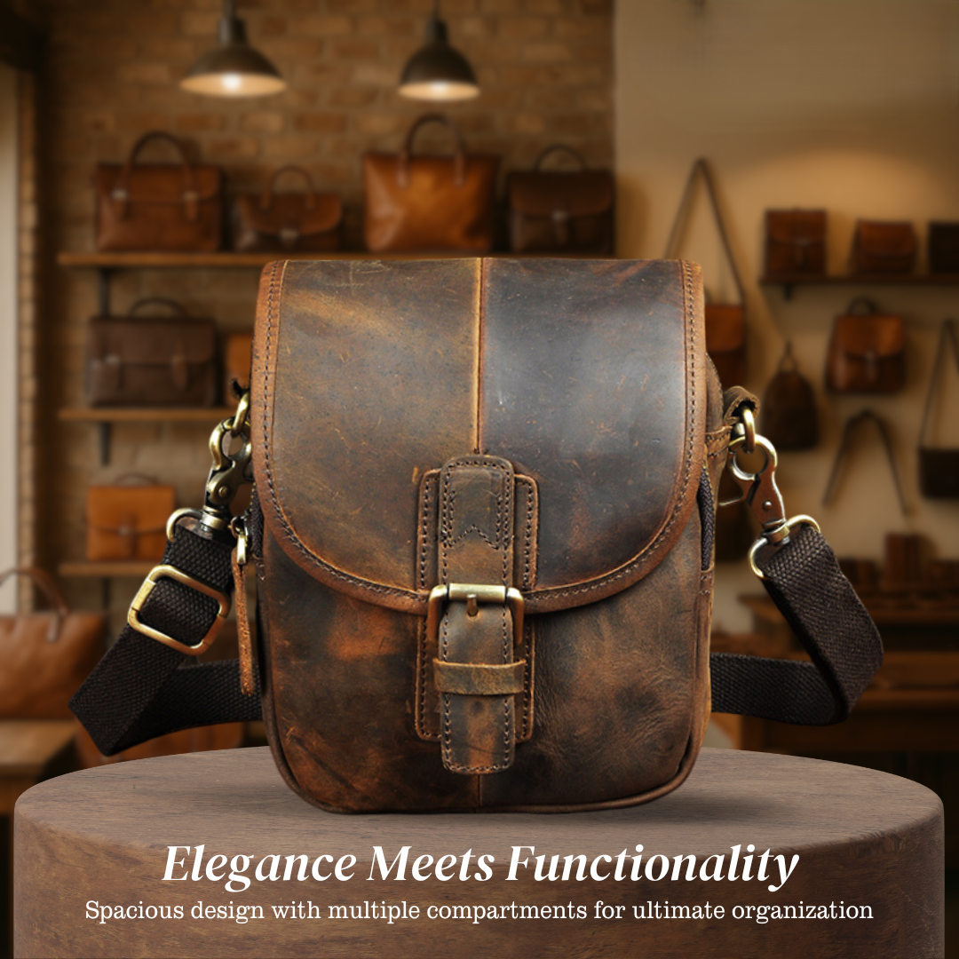Damon | Genuine Leather Shoulder Bag for Men