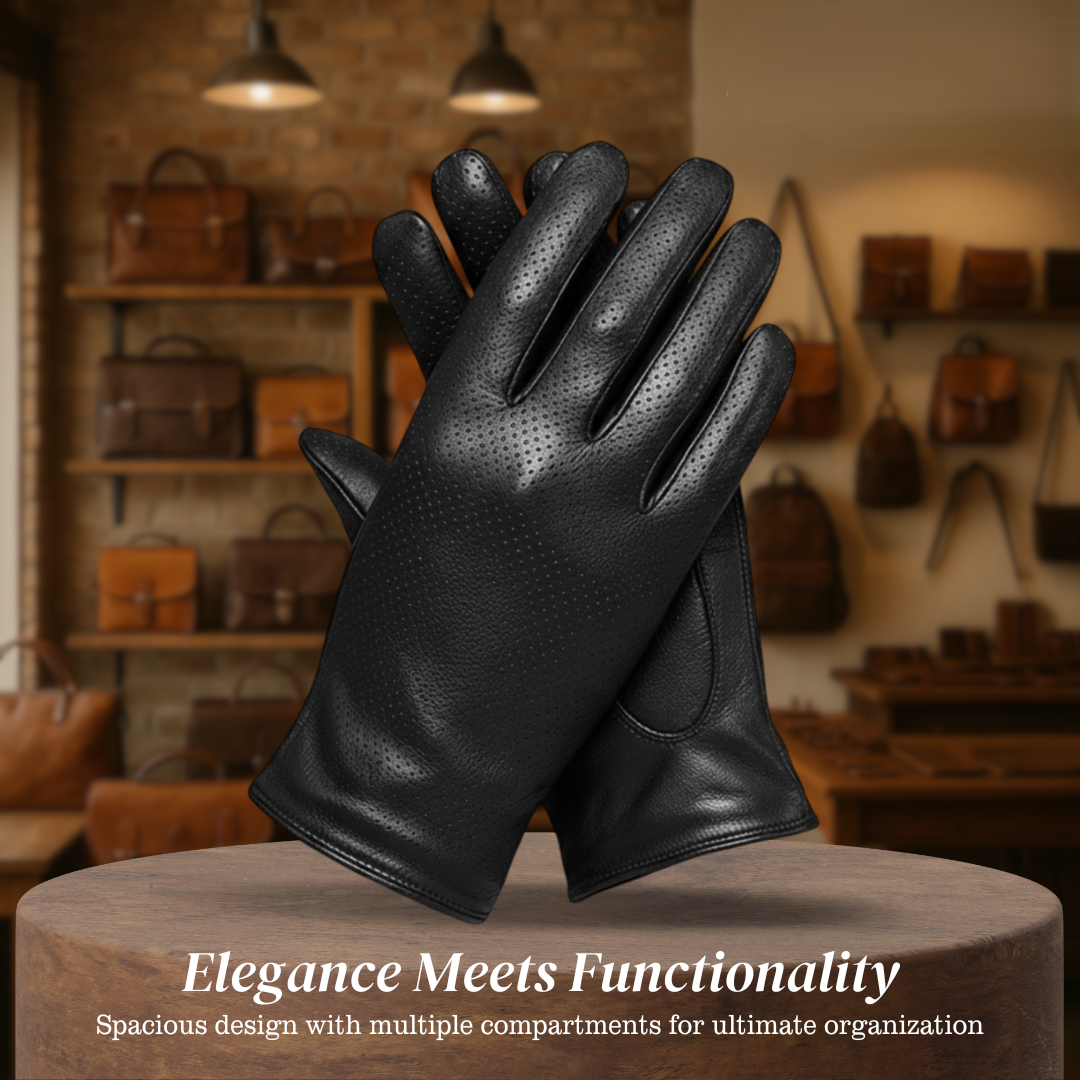 Damon | Sheepskin Leather Driving Gloves