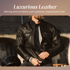 Thomas | Rugged Trucker Style Leather Jacket