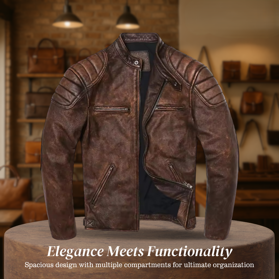 Alexander | Vintage Racer Leather Jacket