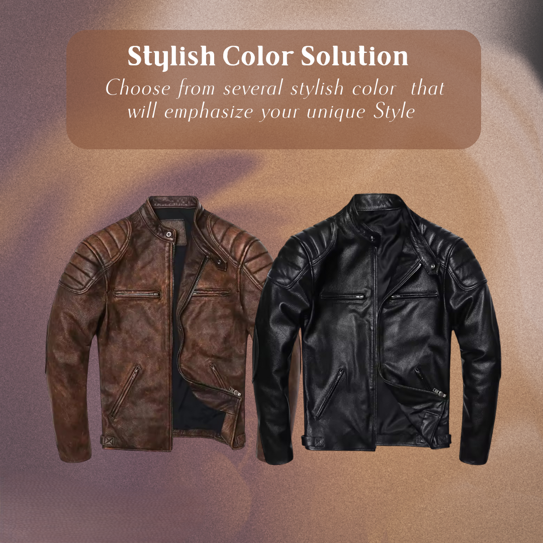 Alexander | Vintage Racer Leather Jacket