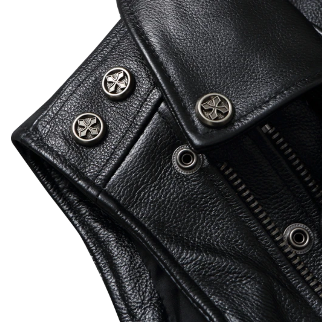 Viggo | Vintage Distressed Leather Vest
