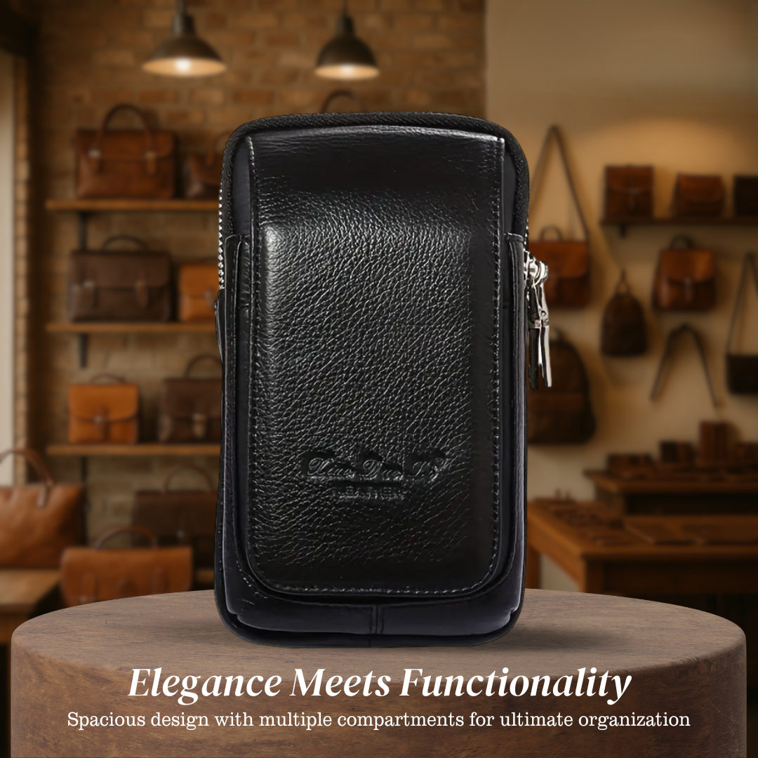 Sander | Phone & Essentials Leather Belt Pouch