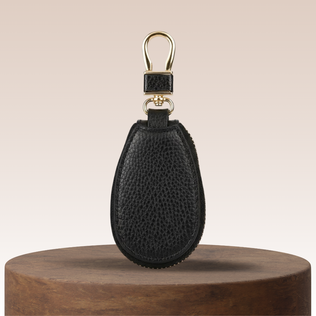 Rufus | Pebble Grain Leather Key Case Holder