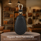 Rufus | Pebble Grain Leather Key Case Holder