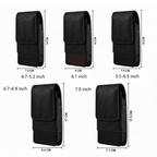 Dimitri | Magnetic Phone Belt Leather Pouch Case