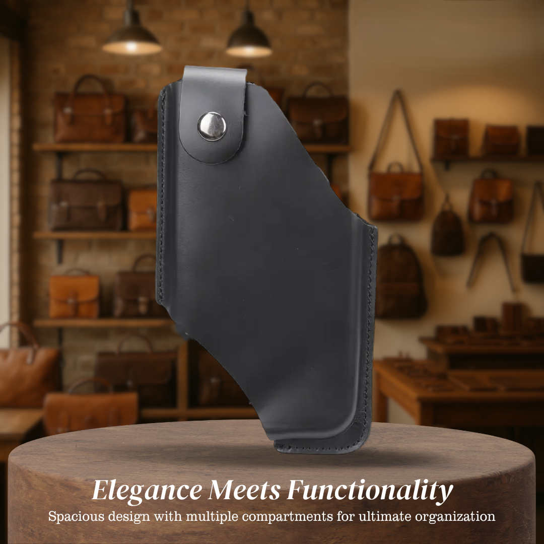 Oswin | Vertical Leather Phone Holster