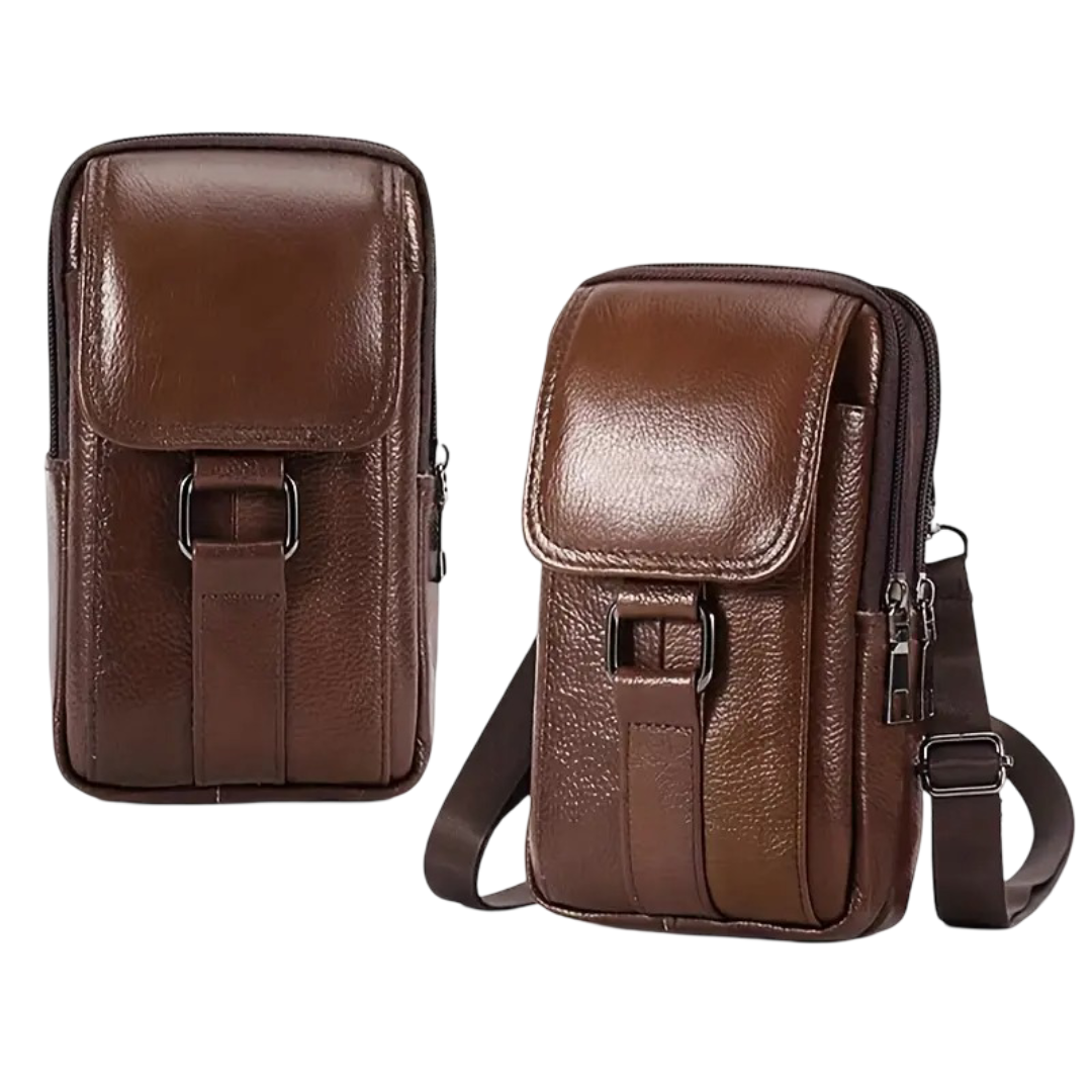 Frank | Belt Phone Pouch Zippered Wallet Case