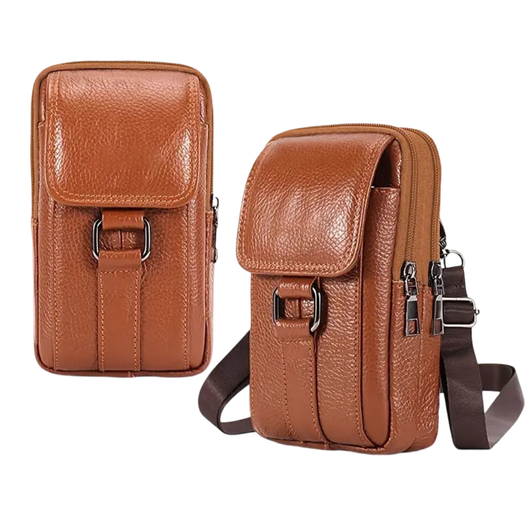 Frank | Belt Phone Pouch Zippered Wallet Case