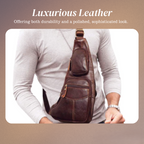 Beckett | Vintage Leather Chest Sling Bag
