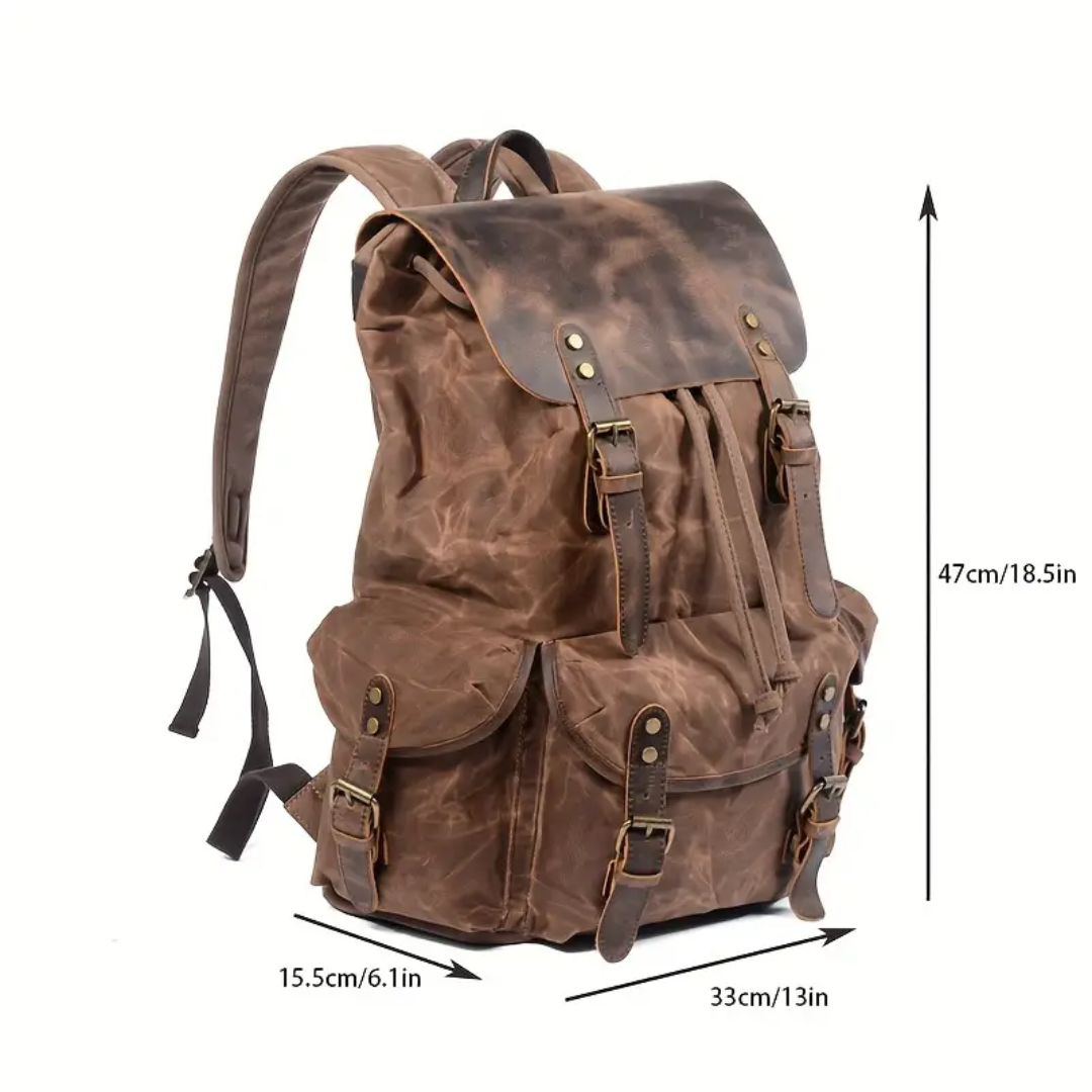 Crosby | Waterproof Retro Canvas Laptop Backpack