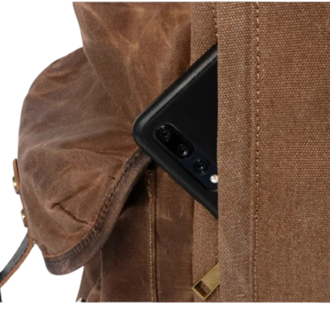 Crosby | Waterproof Retro Canvas Laptop Backpack