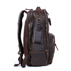 Sterling | Vintage Leather Multi‑Layer Backpack