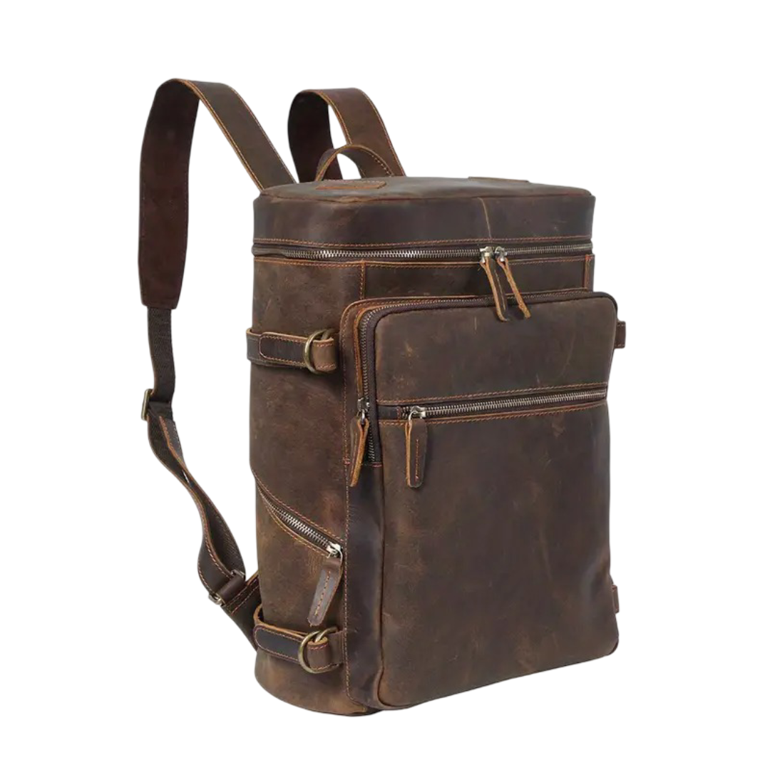 Hawthorne | Vintage Leather Laptop Satchel & Travel Backpack