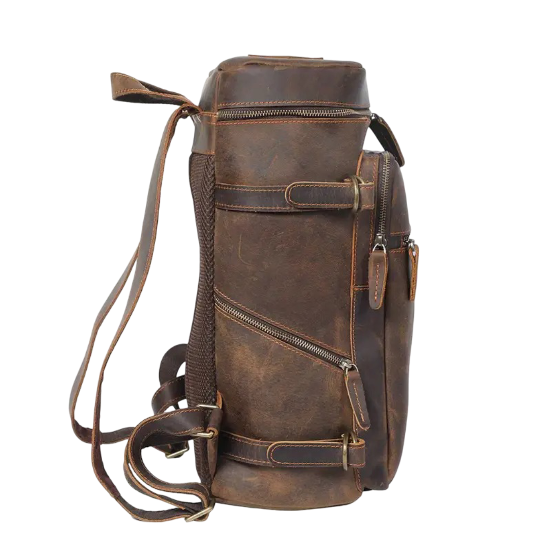 Hawthorne | Vintage Leather Laptop Satchel & Travel Backpack