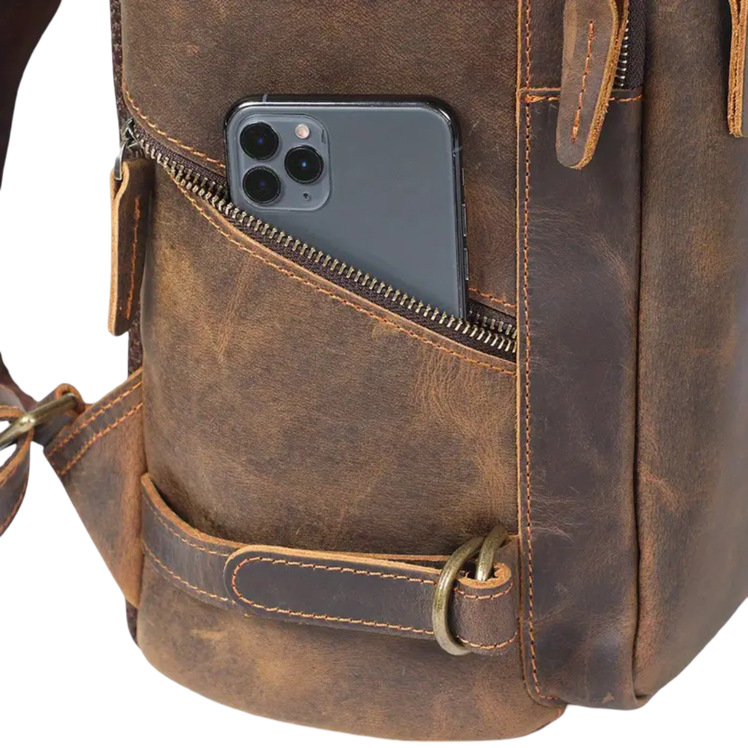 Hawthorne | Vintage Leather Laptop Satchel & Travel Backpack