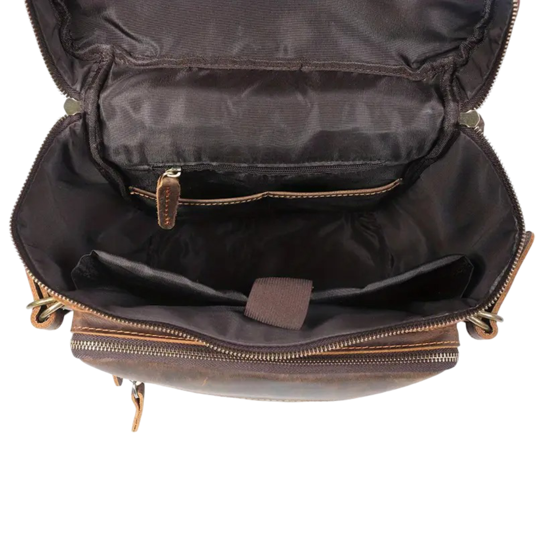 Hawthorne | Vintage Leather Laptop Satchel & Travel Backpack