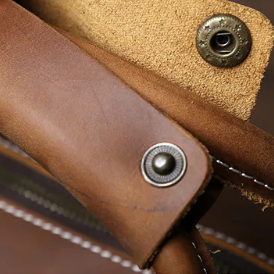 Callahan | Premium Leather Travel Duffel Bag