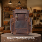 Ellison | Leather Laptop Backpack for Everyday Commute
