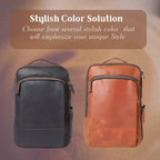 Archer | Leather Laptop Rucksack