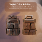 Ruben | Multi-Pocket Leather | Backpack