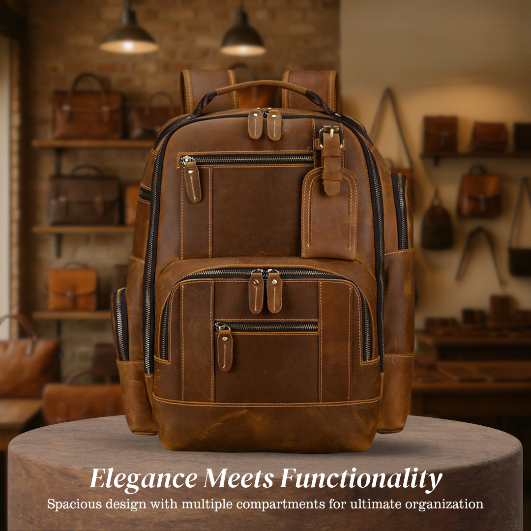 Nathan | Fashion Ample Leather | Backpack
