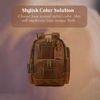 Nathan | Fashion Ample Leather | Backpack