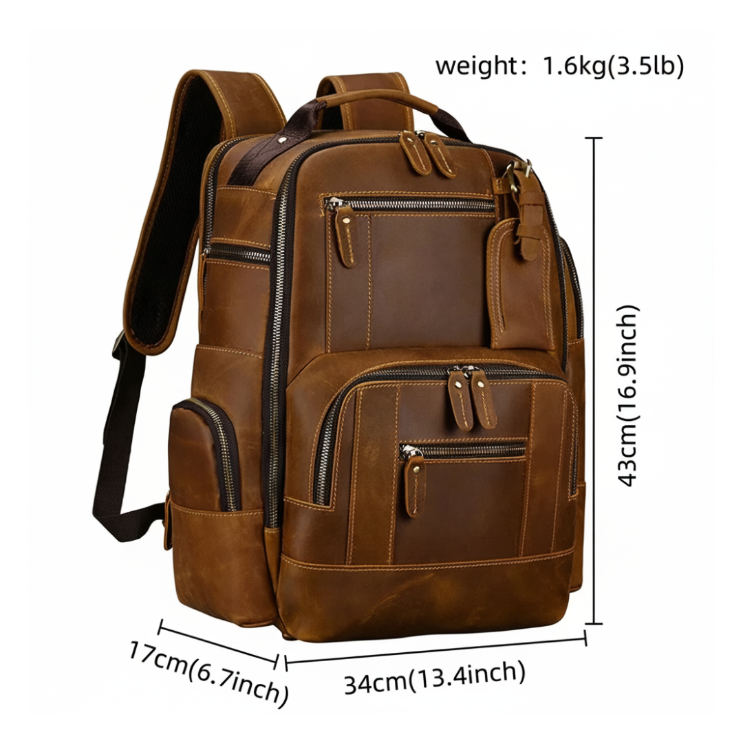 Nathan | Fashion Ample Leather | Backpack