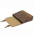 Kevin | Sturdy Canvas Leather | Messenger Bag