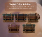 Kevin | Sturdy Canvas Leather | Messenger Bag