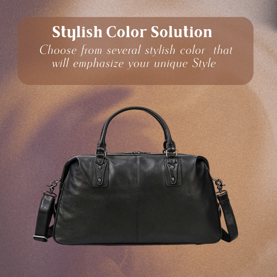 Rafael | Leather Weekender | Duffel Bag