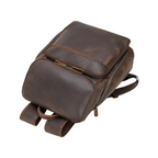 Laurent | Classic Leather with Front Pocket | Backpack