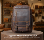 Mike | Vintage Buckle Leather | Backpack