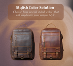 Mike | Vintage Buckle Leather | Backpack
