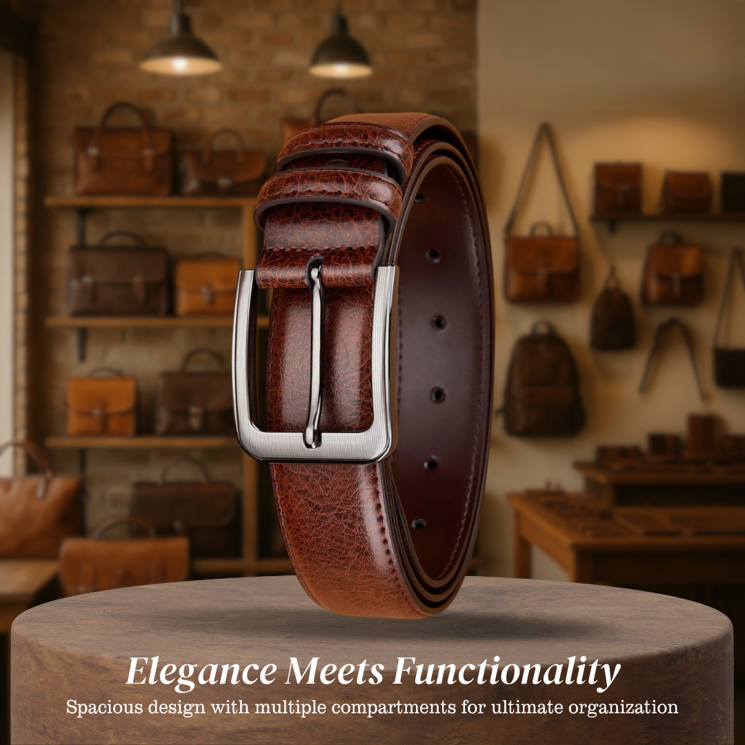 Logan  Belt with Classic Buckle